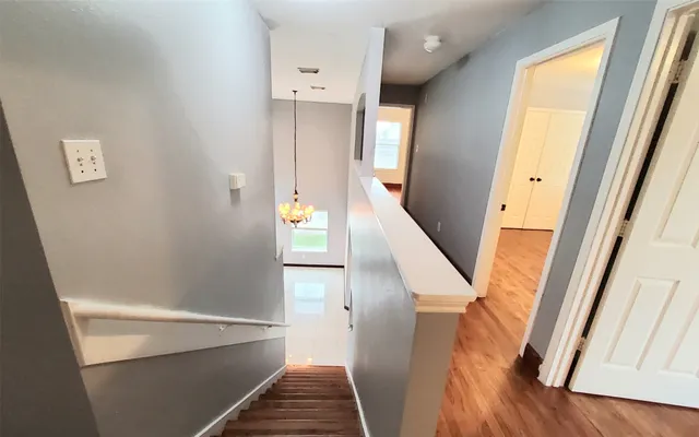 a close view of closet