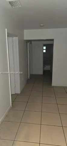 a view of a closet area