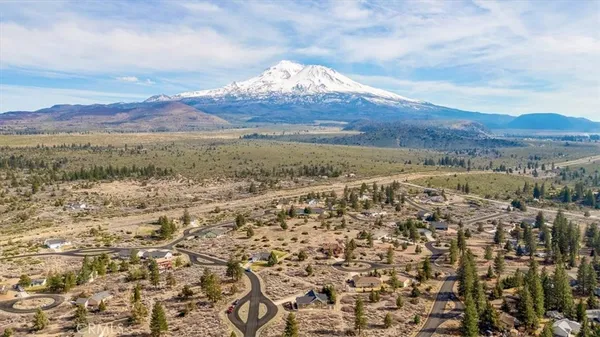 a view of city and mountain