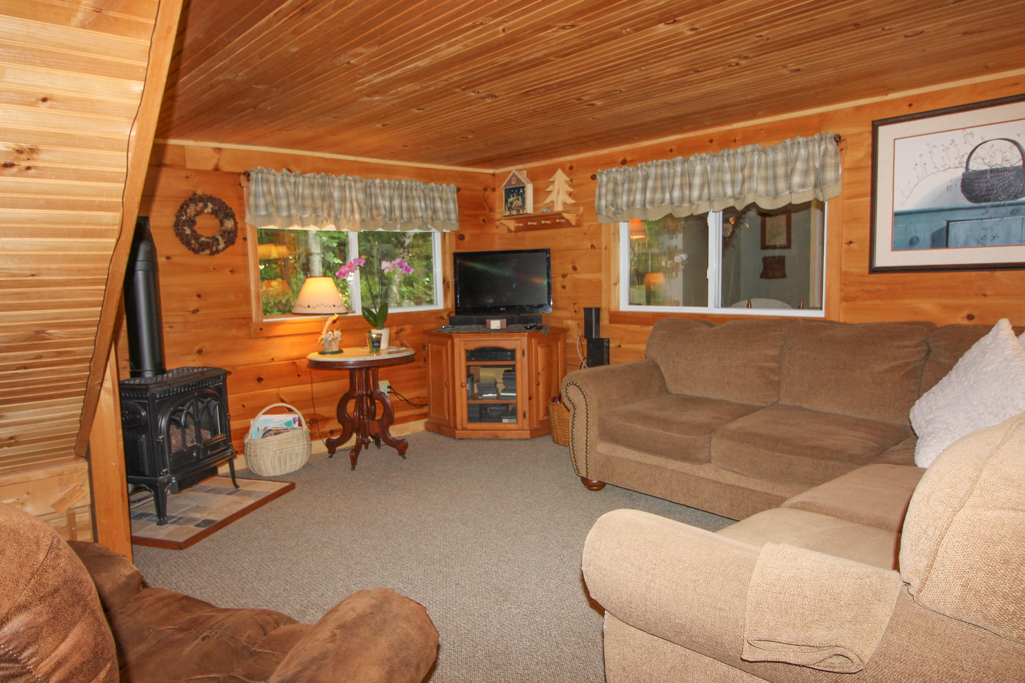 215 Branch Road Newry, ME 04261 - Photo 10 of 36 Cozy Living Room