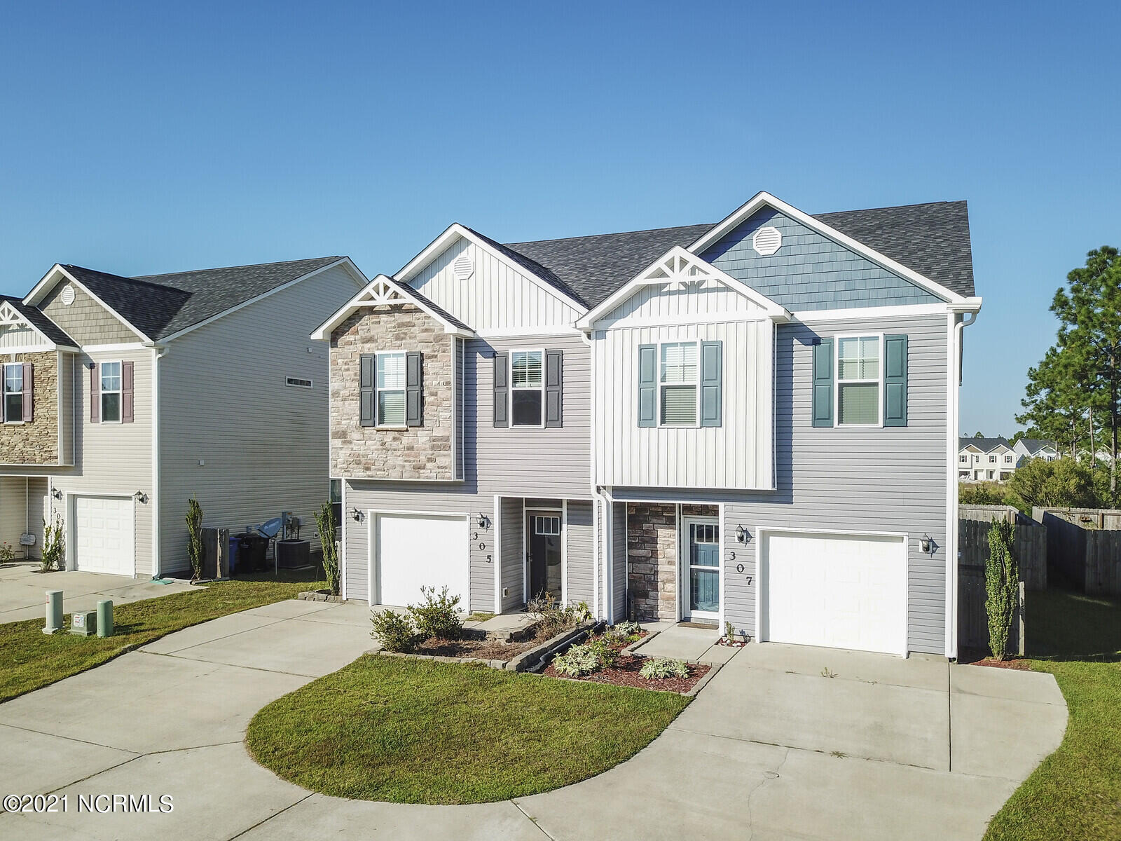 307 Frisco Way Holly Ridge, NC 28445 - Photo 43 of 51 Drone Aerial