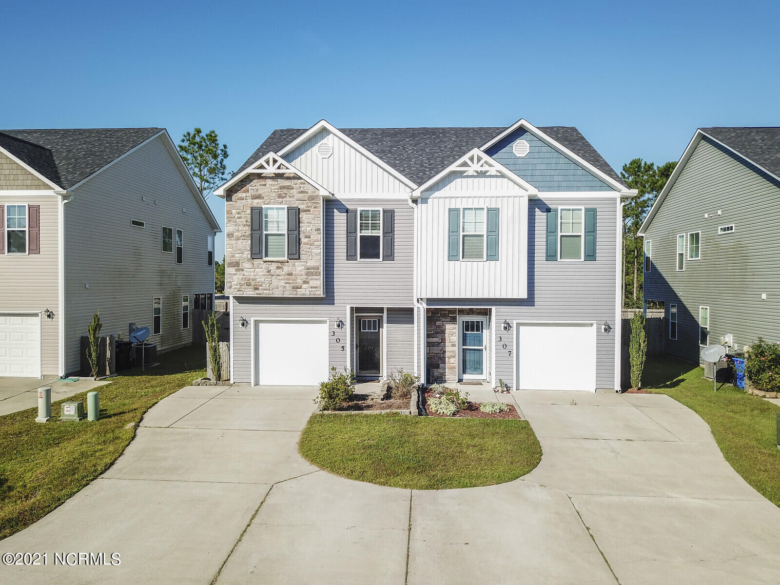 307 Frisco Way Holly Ridge, NC 28445 - Photo 44 of 51 Drone Aerial