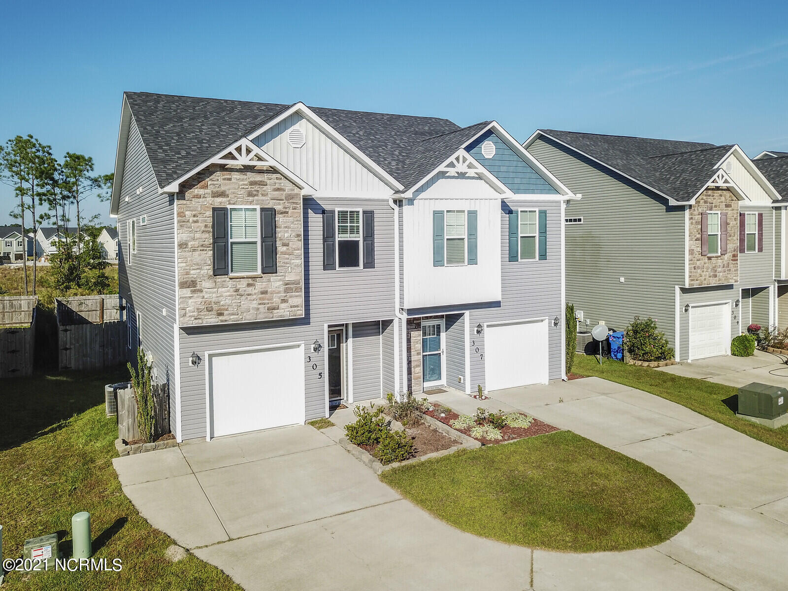 307 Frisco Way Holly Ridge, NC 28445 - Photo 45 of 51 Drone Aerial