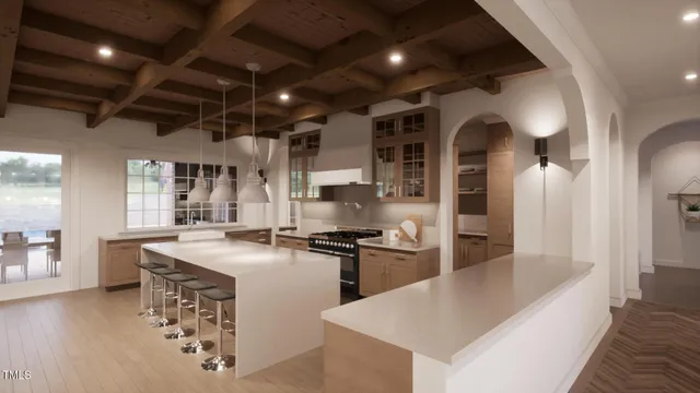 a black and white photo of a painting