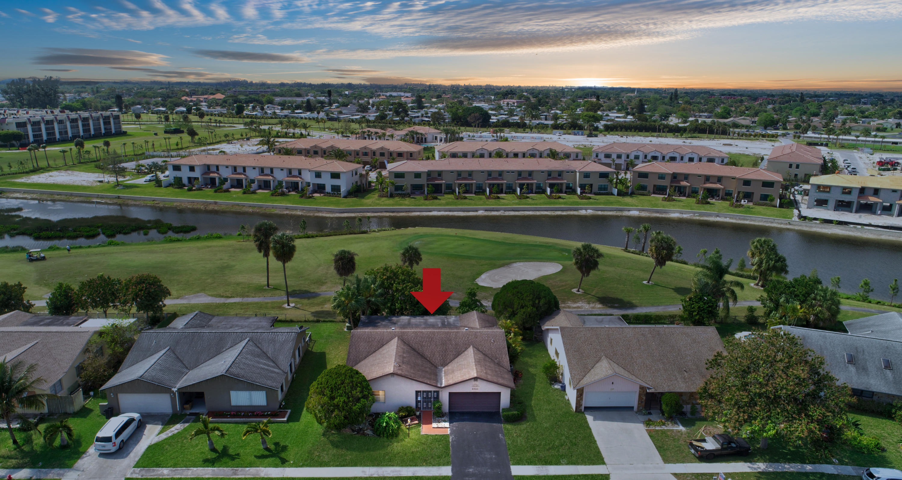 23111 Southwest 61st Avenue Boca Raton, FL 33428 - Photo 44 of 55 Fun Twilight Drone pic