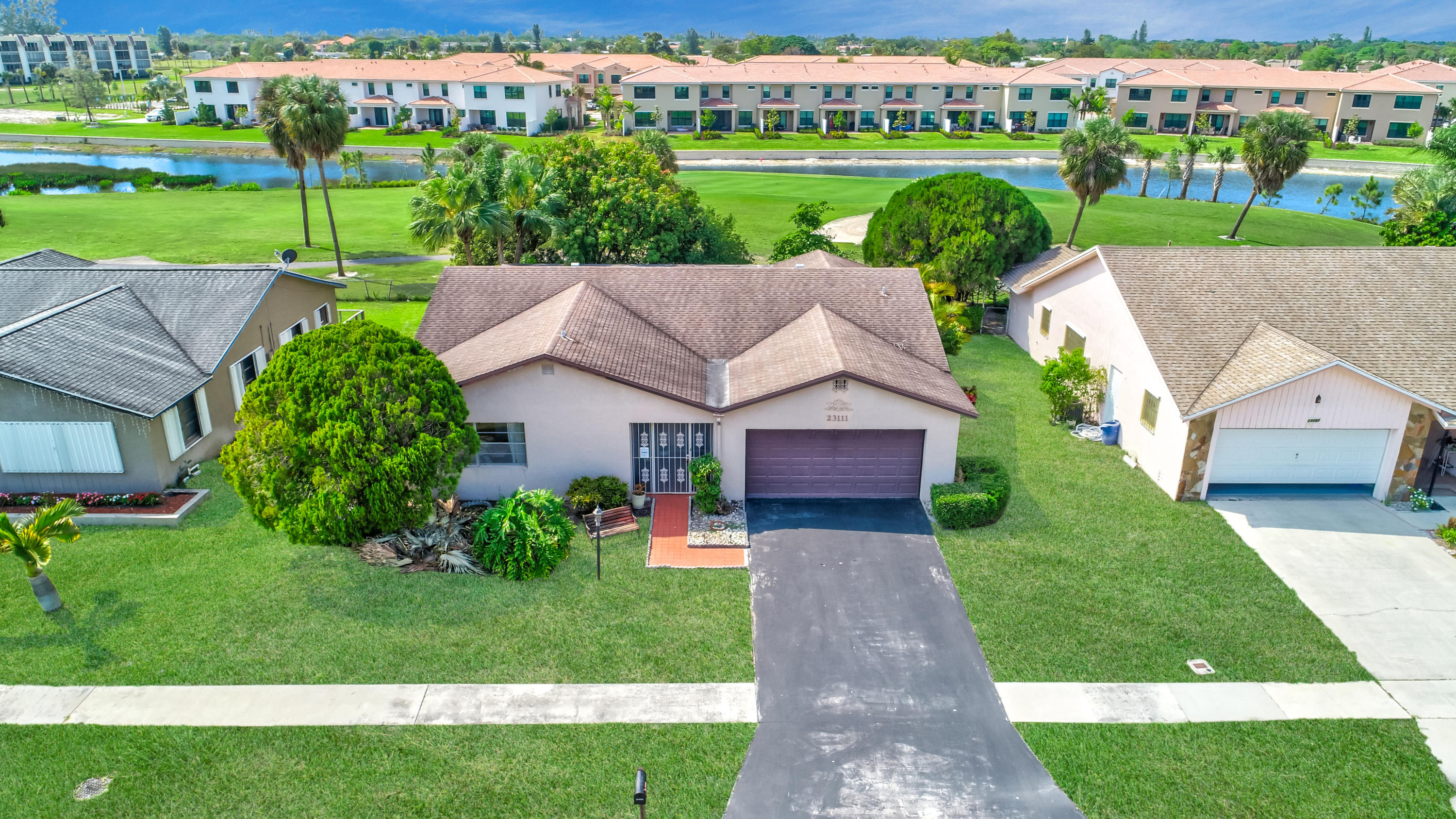 23111 Southwest 61st Avenue Boca Raton, FL 33428 - Photo 8 of 55 Front Drone Pic