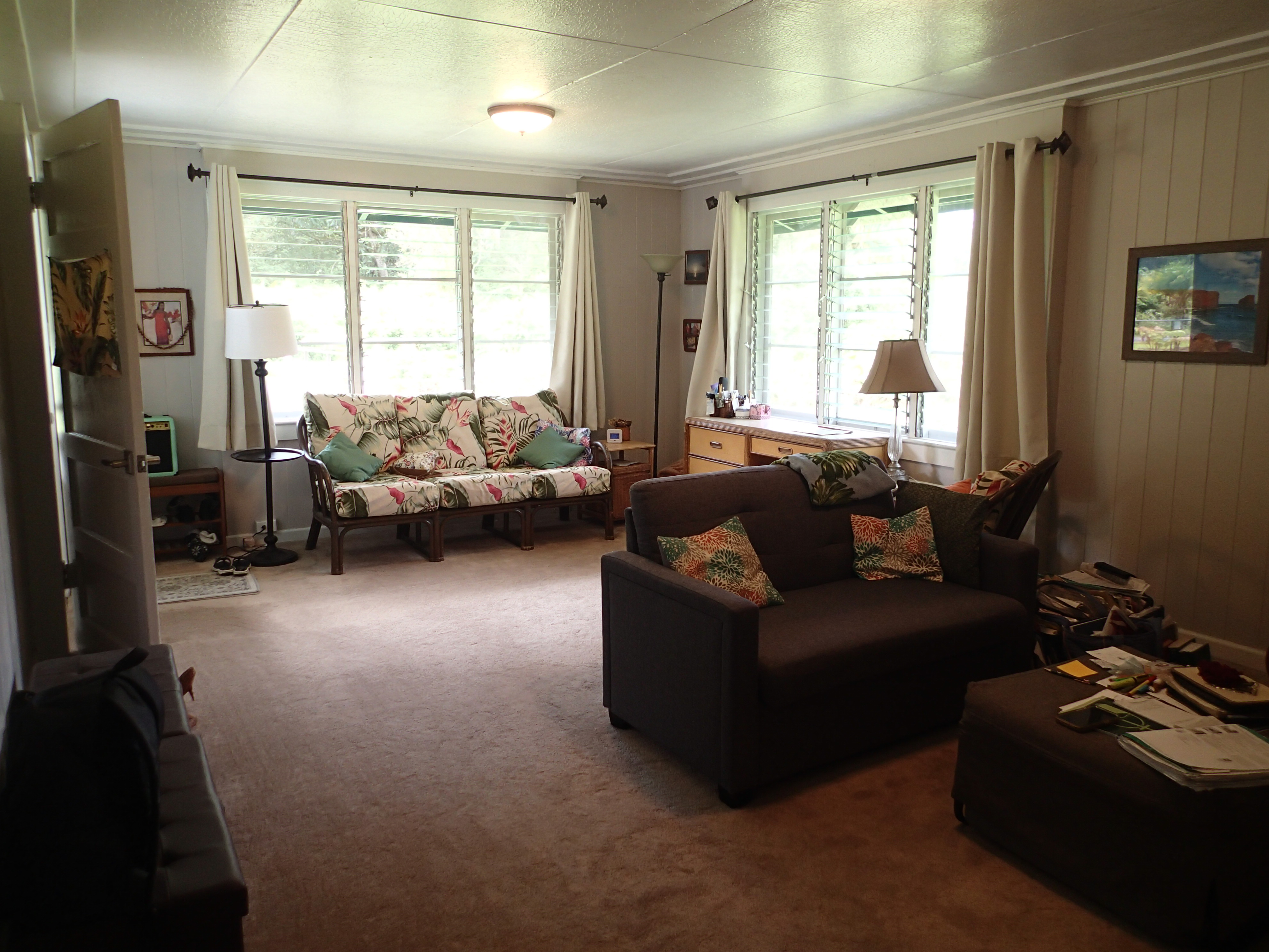 17-4100 Kukui Camp Road Kurtistown, HI 96760 - Photo 4 of 25 a living room with furniture and a window