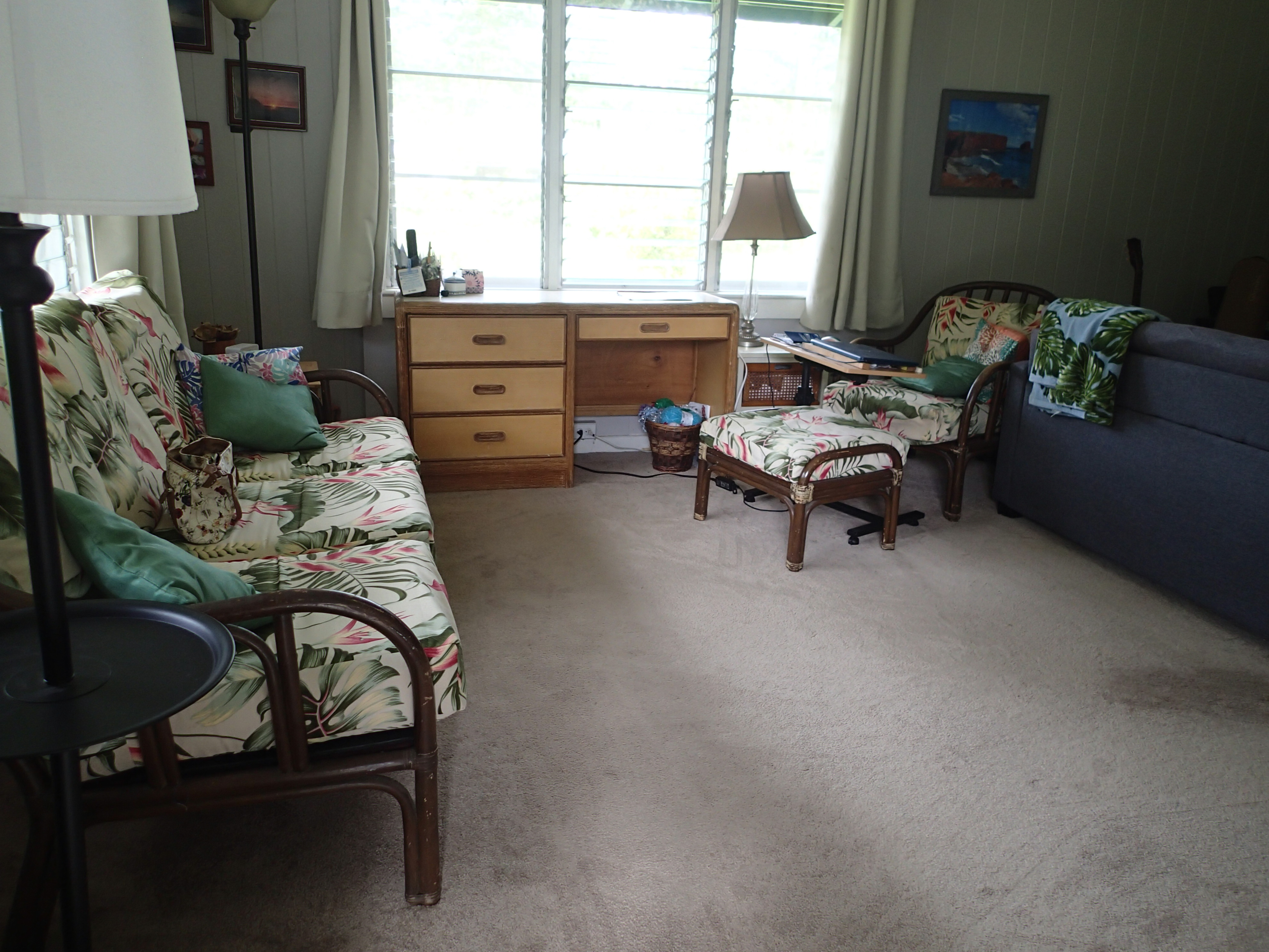 17-4100 Kukui Camp Road Kurtistown, HI 96760 - Photo 6 of 25 a bedroom with furniture and a window