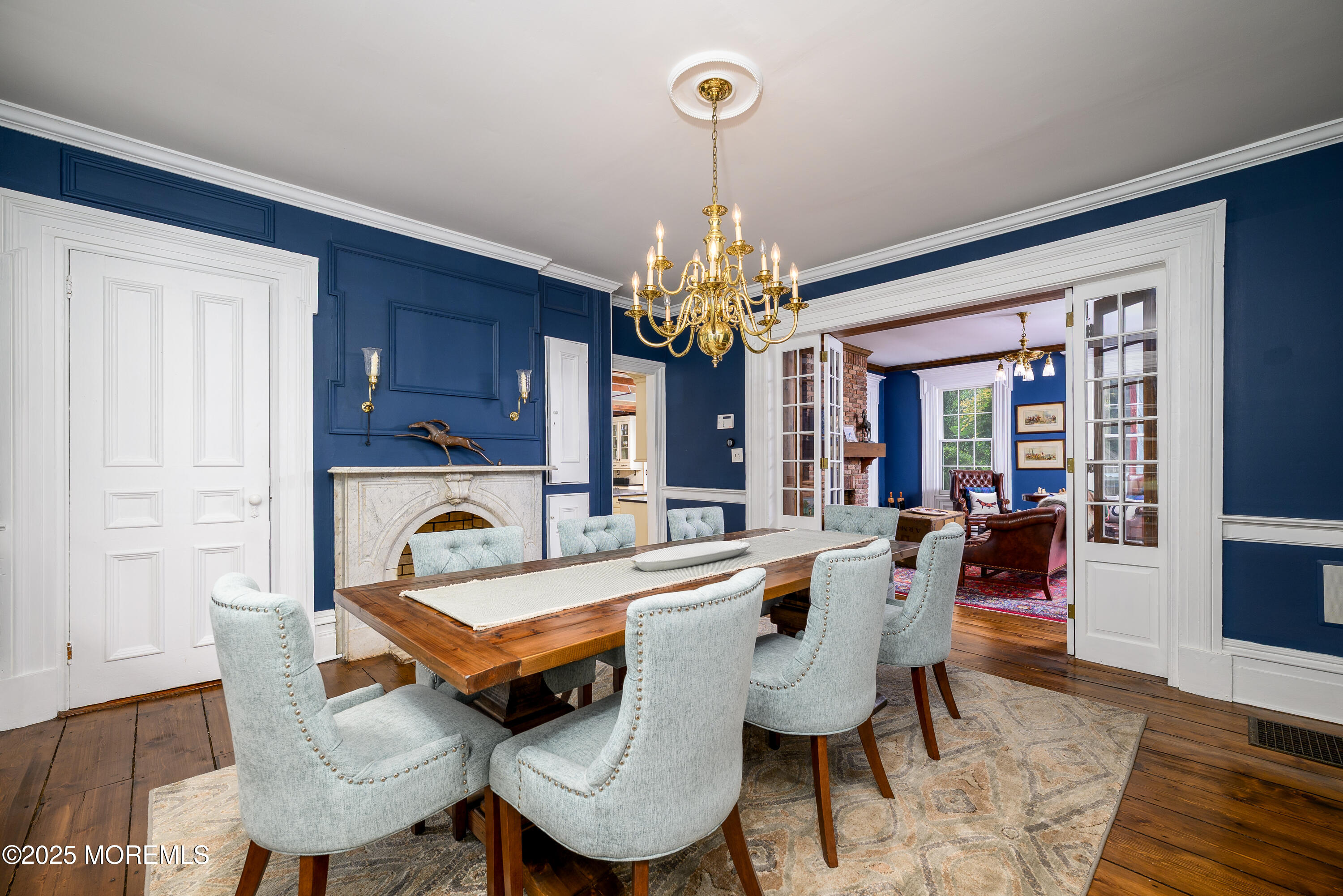 60 Conover Road Colts Neck, NJ 07722 - Photo 19 of 56 a dining room with furniture a chandelier and window
