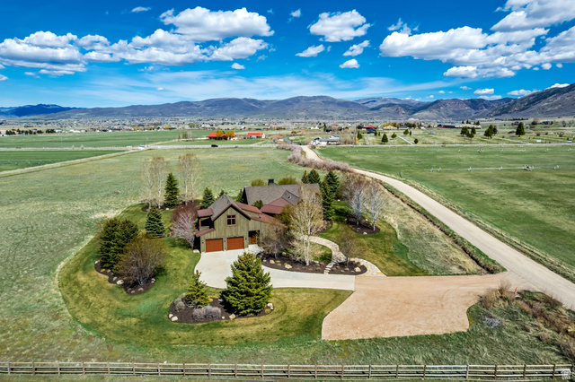 2579 Splendor Valley Road Kamas, UT 84036 - Photo 21 of 87 Overview of rural landscape featuring agricultural land and mountains