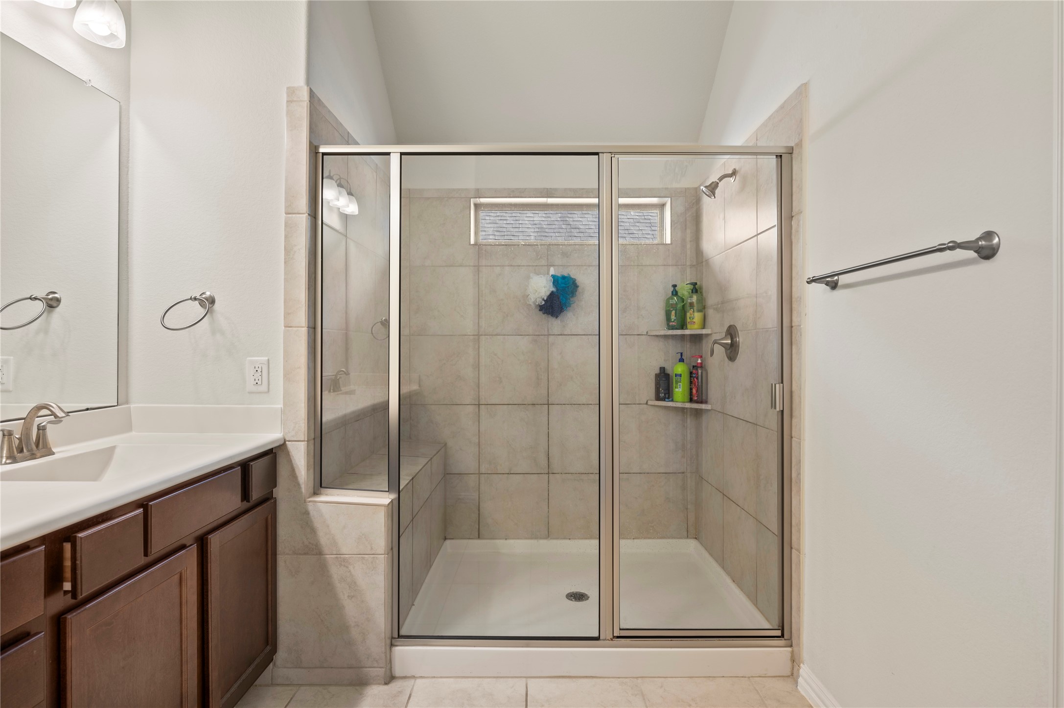 13726 Madera Bend Lane Rosharon, TX 77583 - Photo 24 of 34 a bathroom with a shower and a sink