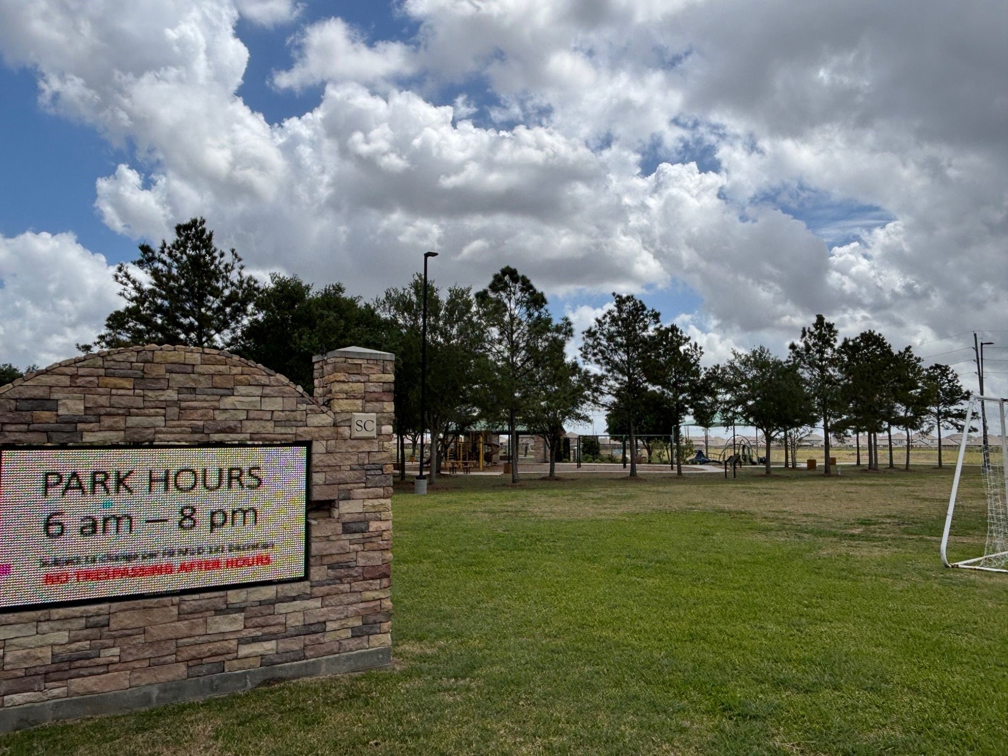 8318 Tartan Court Rosharon, TX 77583 - Photo 29 of 31 Southern Colony Park. Open green space, playground area, great spot for outdoor activities and relaxation.