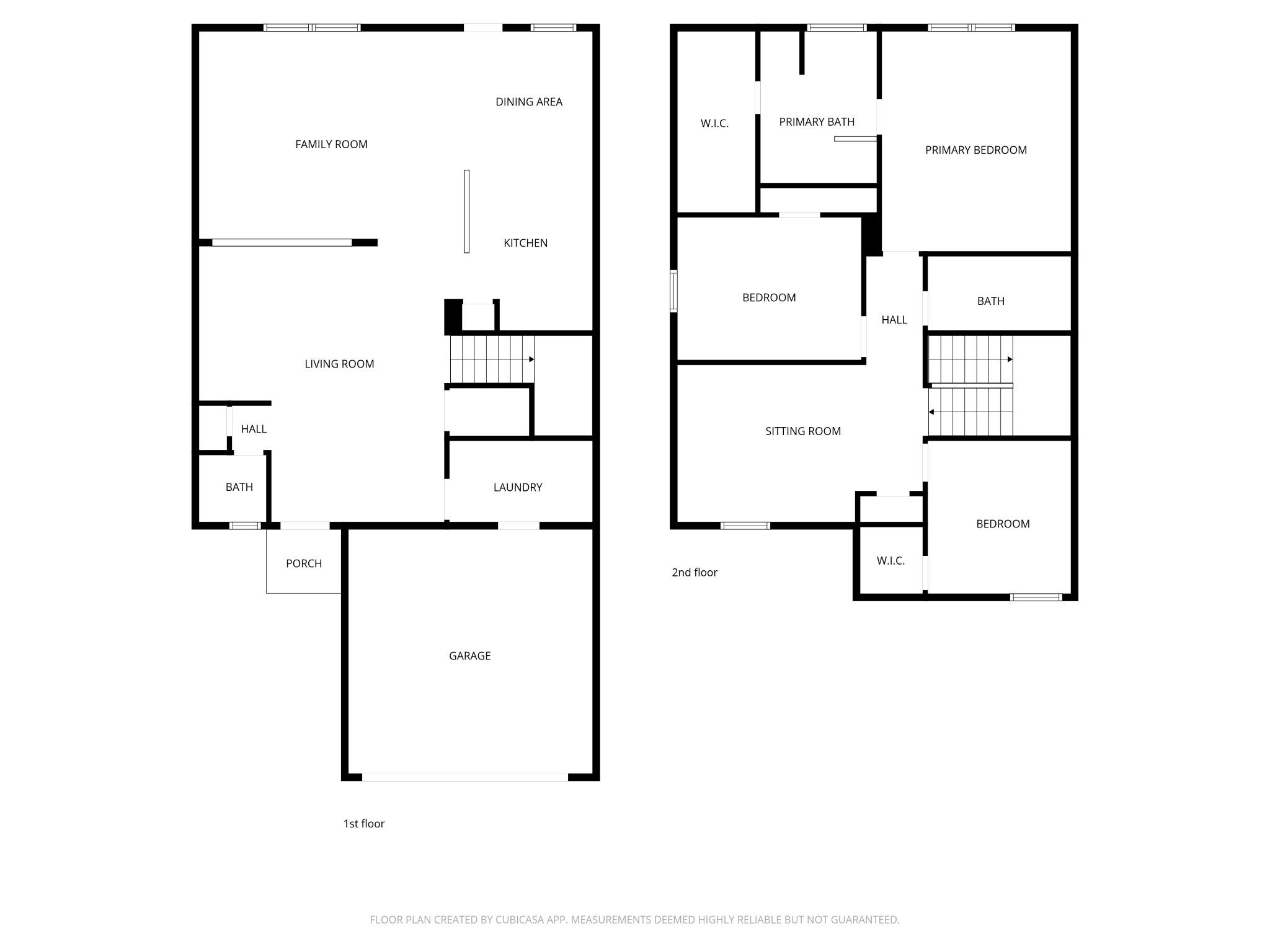 8318 Tartan Court Rosharon, TX 77583 - Photo 31 of 31 CubiCasa floor plan, for illustrative purposes only.
