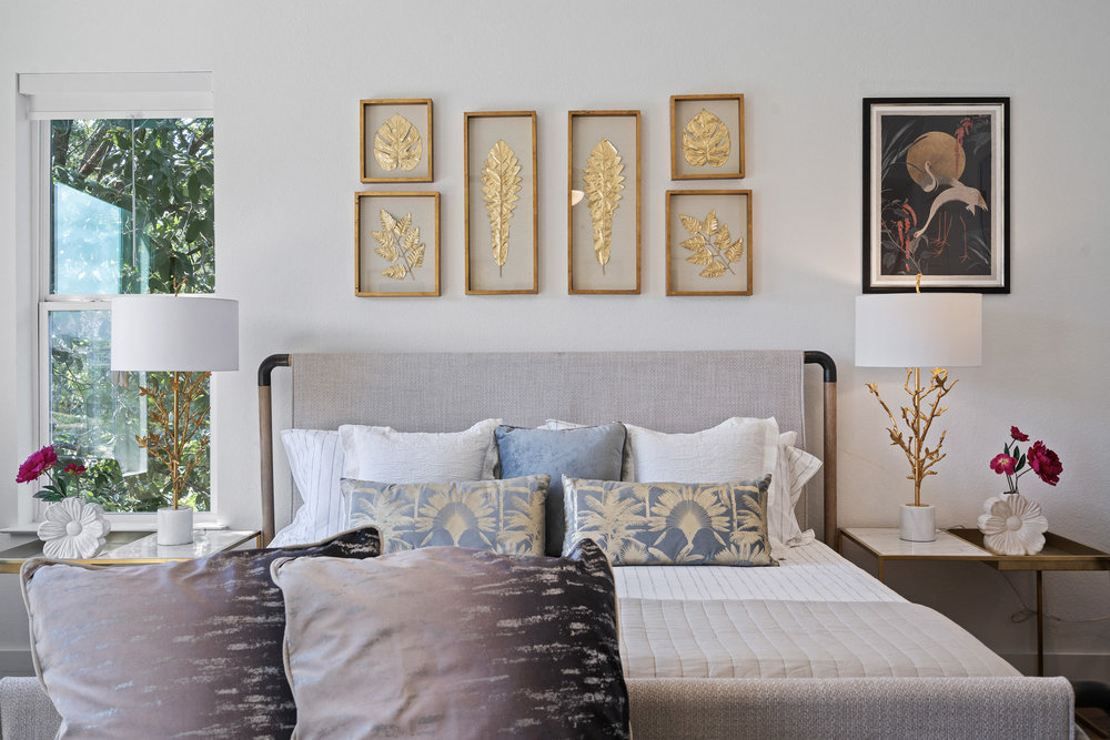 5324 Agatha Circle Austin, TX 78724 - Photo 17 of 34 a bedroom with furniture and a potted plant