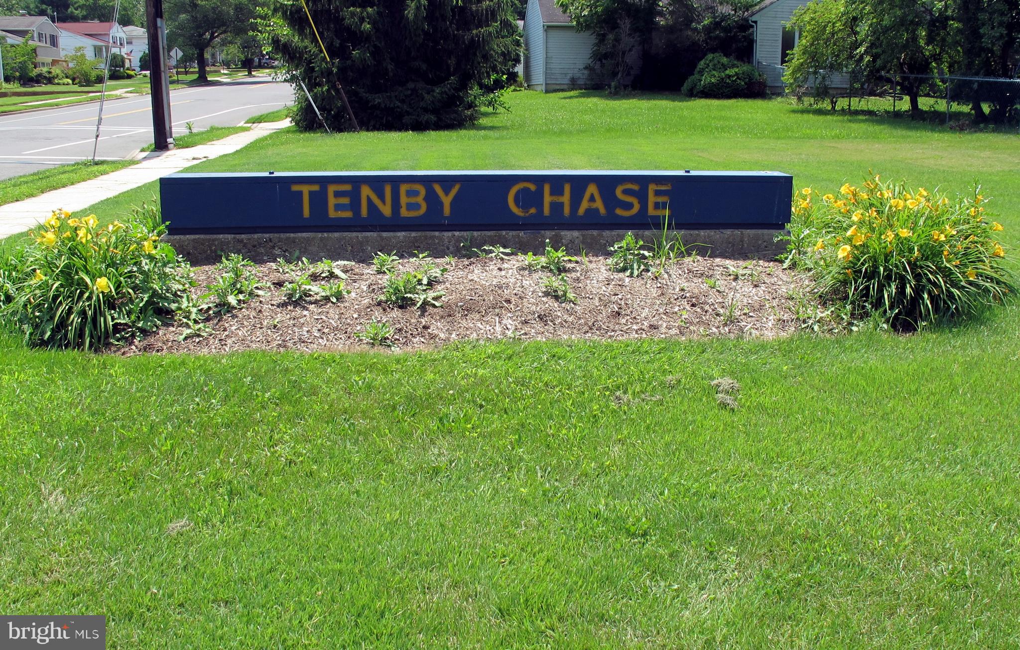 206 Paddock Way Delran, NJ 08075 - Photo 27 of 33 a view of a sign in a yard with potted plants