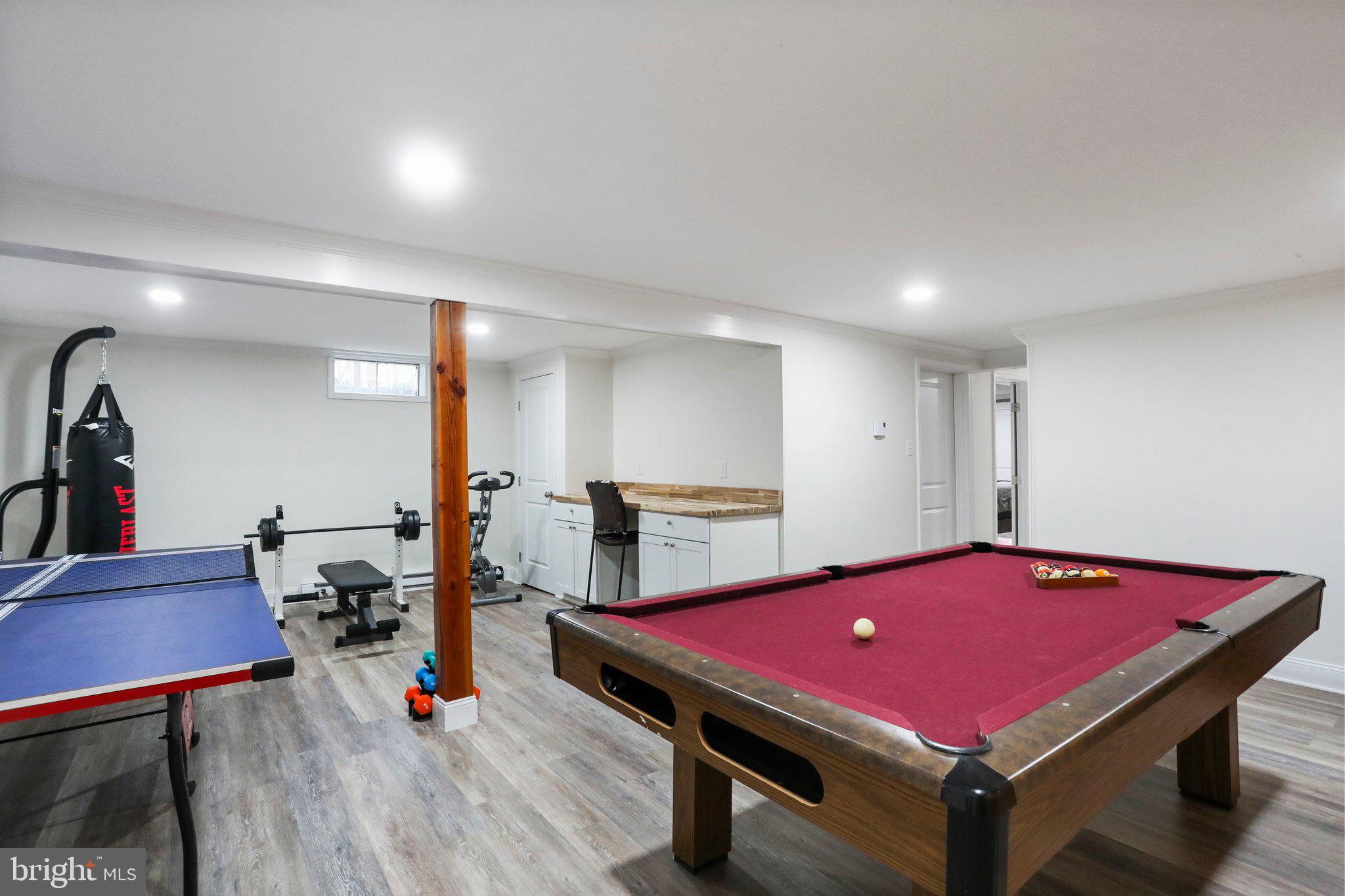 130 Traveller Road Falling Waters, WV 25419 - Photo 51 of 93 Primary home lower level game room/ rec room/ gym