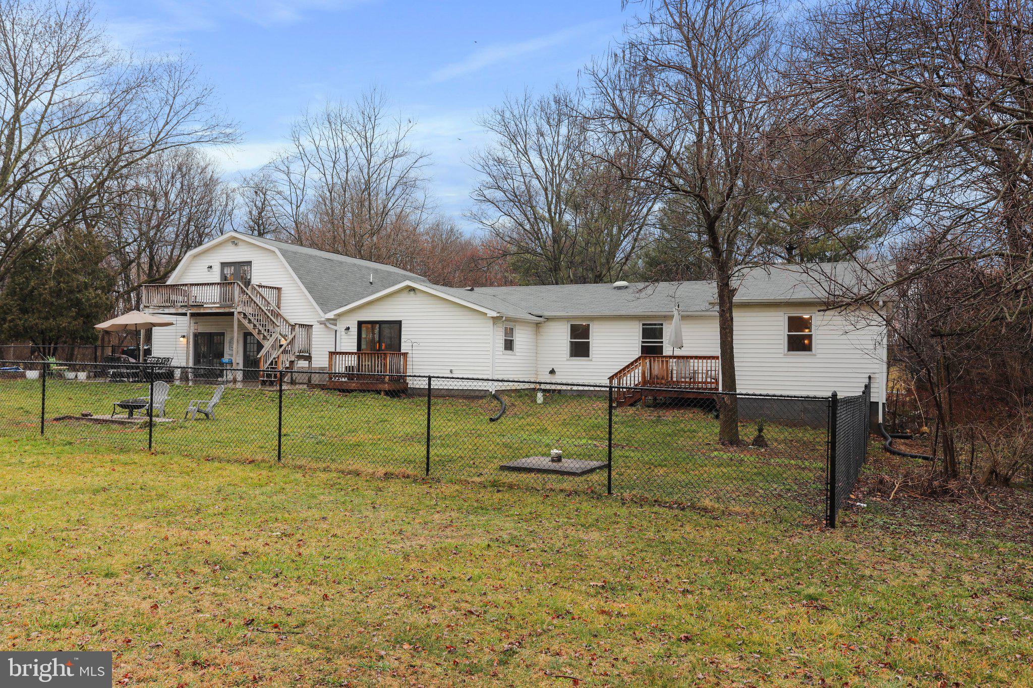 130 Traveller Road Falling Waters, WV 25419 - Photo 80 of 93 Rear of home w/ fenced area