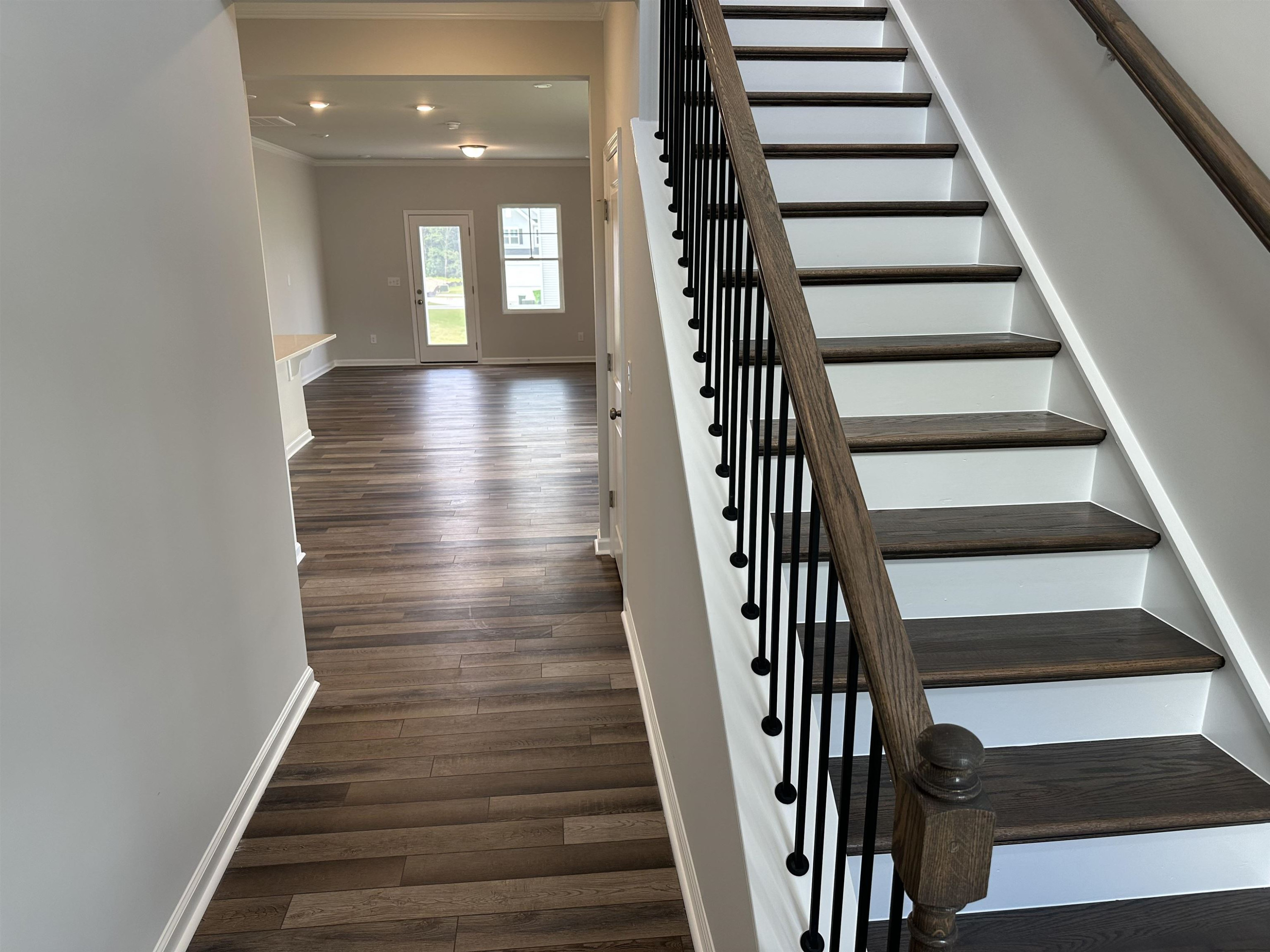 2509 Salt River Lane, Unit DAVIDSON C Raleigh, NC 27616 - Photo 2 of 6 a view of entryway and hall with wooden floor