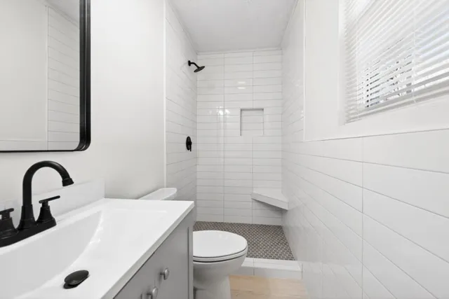 a bathroom with a sink and a toilet