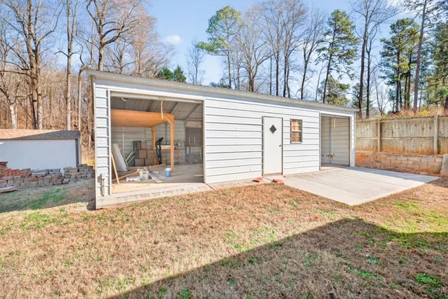 a house with yard in front of it