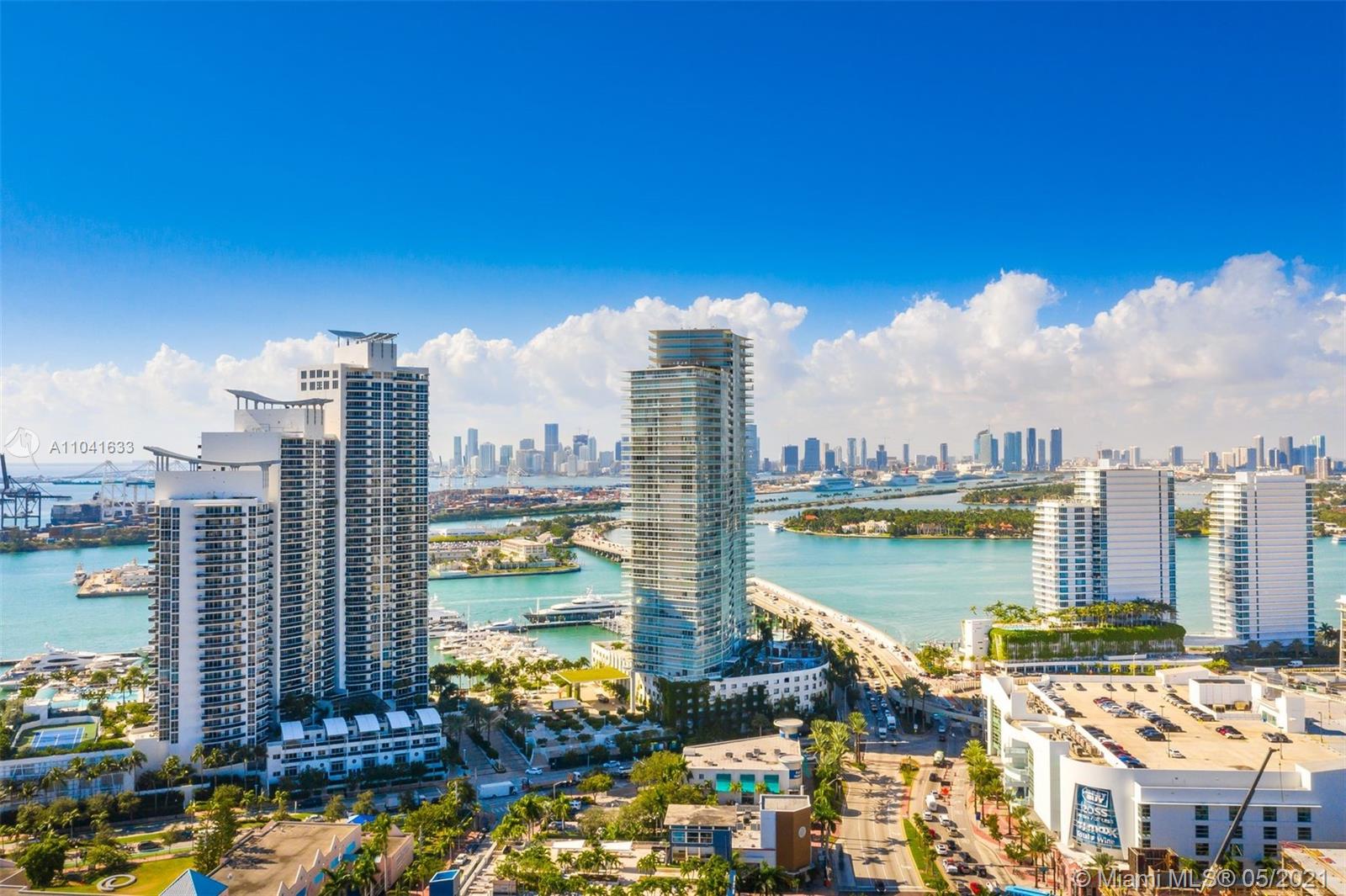 450 Alton Road, Unit 3207 Miami Beach, FL 33139 - Photo 26 of 31 a view of a city with ocean