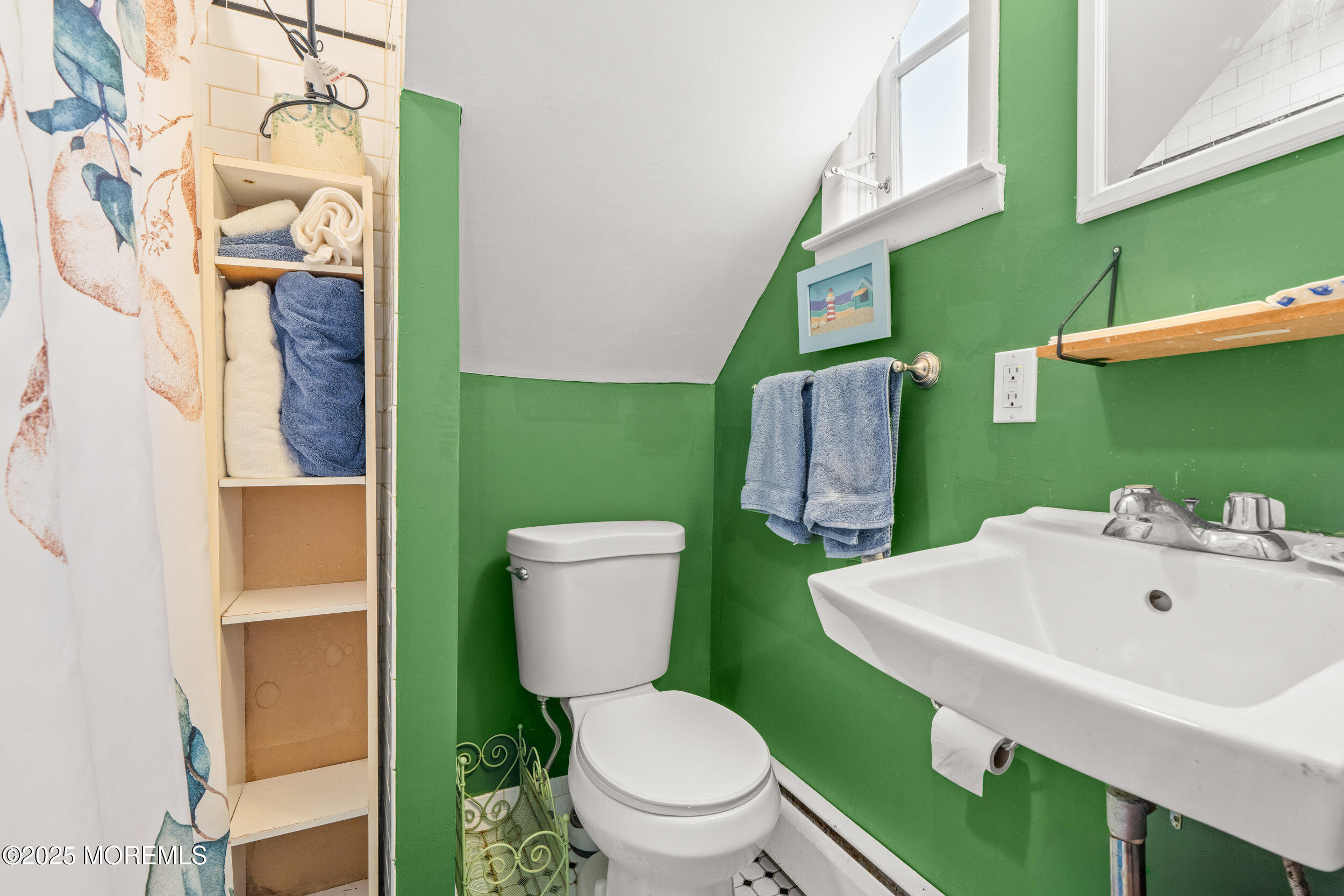 110 Mt Tabor Way Ocean Grove, NJ 07756 - Photo 34 of 71 a bathroom with a toilet sink and mirror