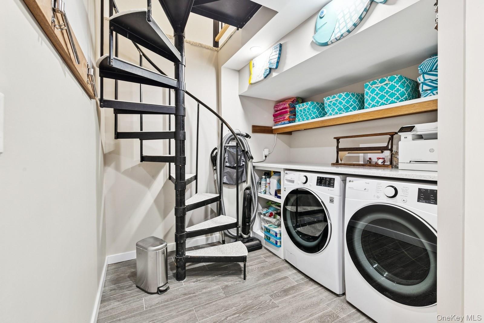 81 Beach Road Aquebogue, NY 11901 - Photo 33 of 34 a utility room with dryer and washer