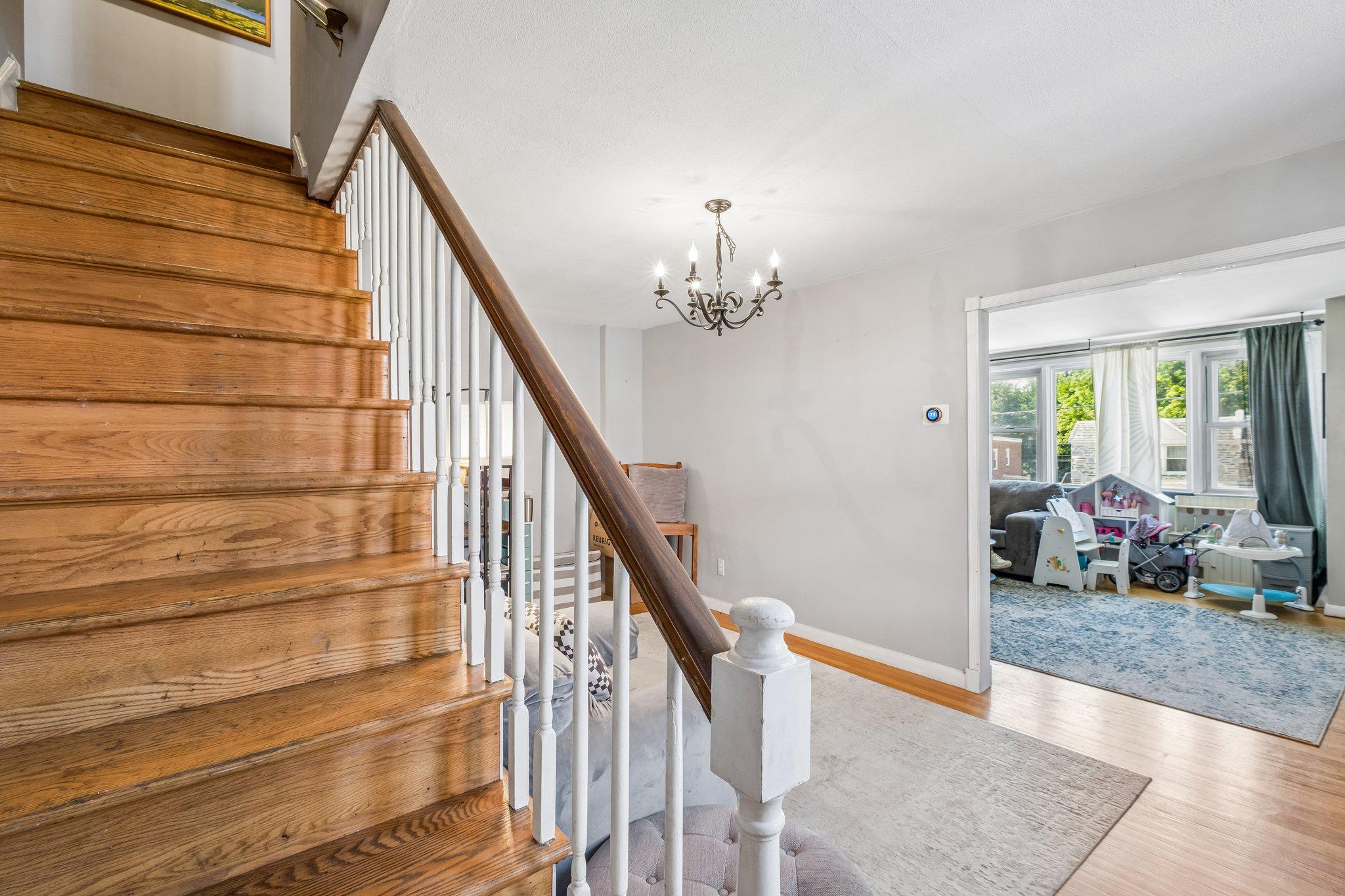 725 Hill Road Philadelphia, PA 19128 - Photo 15 of 43 a view of entryway and hall with wooden floor