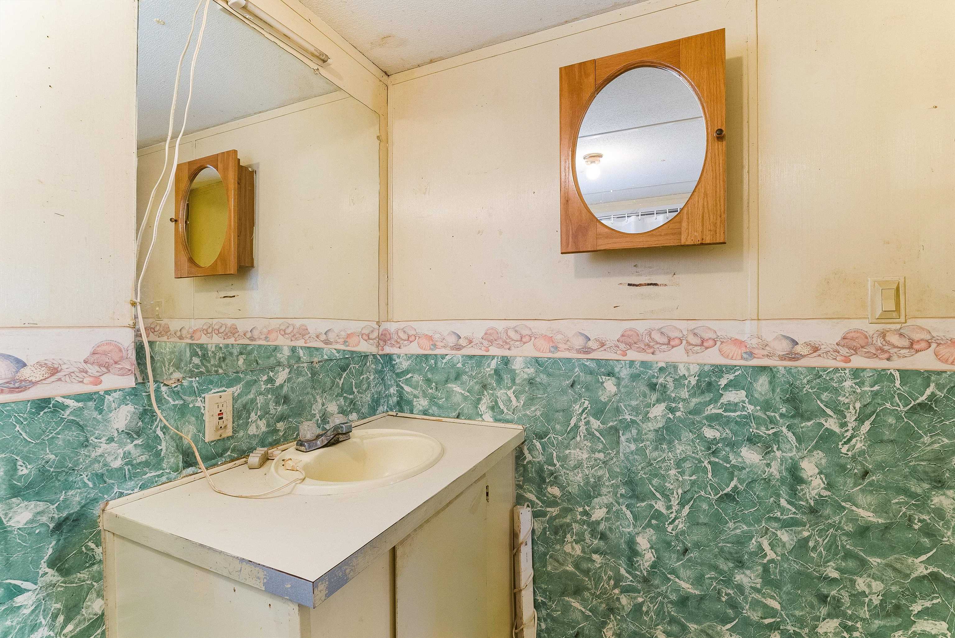 2851 Thoroughfare Road Elkton, VA 22827 - Photo 21 of 41 a bathroom with a sink and a mirror