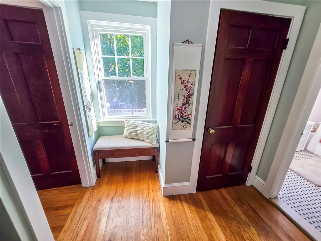 40 Rialto Street Providence, RI 02908 - Photo 13 of 23 Hallway reading nook at the top of the stairs