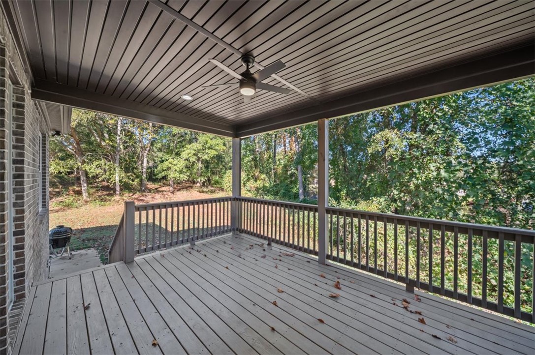 105 Bree Drive Anderson, SC 29621 - Photo 34 of 48 Enjoy the outdoors on this generously proportioned covered deck, ideal for relaxing or entertaining.