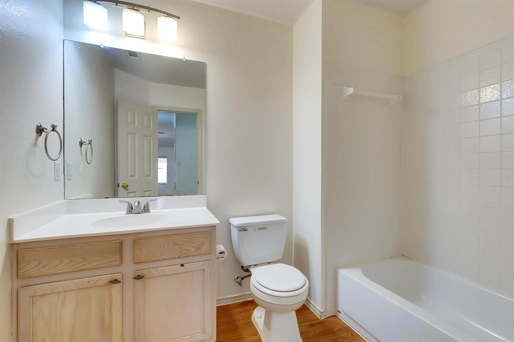 3337 Cantera Way Round Rock, TX 78681 - Photo 16 of 25 a bathroom with a sink toilet vanity and tub