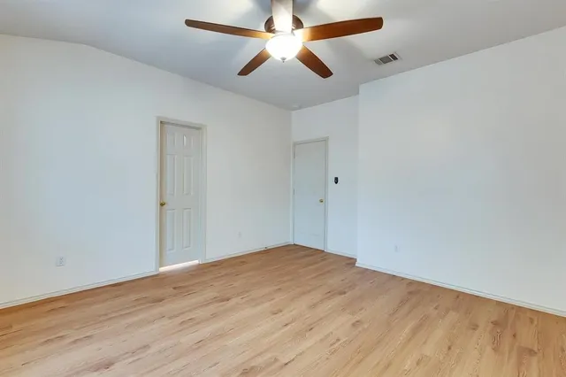 wooden floor in an empty room