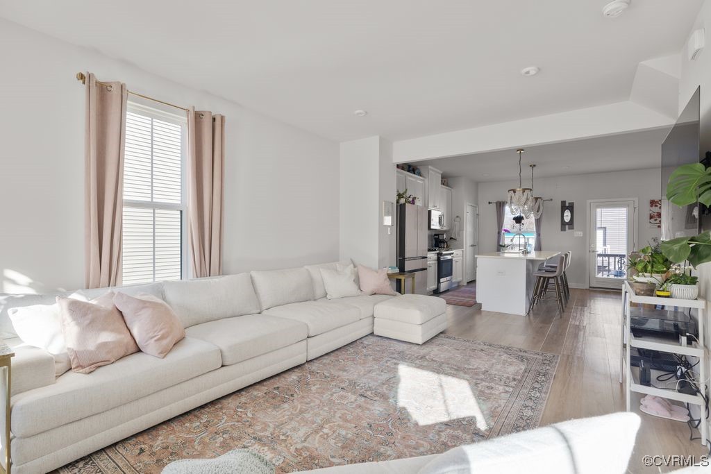 2117 Borough Ridge Street Richmond, VA 23225 - Photo 6 of 27 Living room with a wealth of natural light and lig