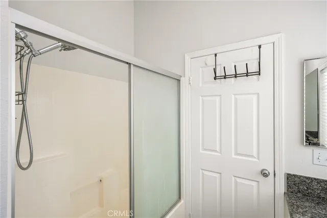 a view of a walk in closet