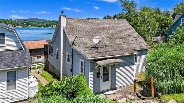 a view of a house with a patio