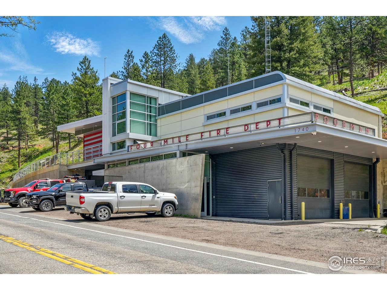 375 Arroyo Chico Boulder, CO 80302 - Photo 23 of 42 Proximity to public services like the Fourmile Fire Station enhances this custom-home lot's desirability.
