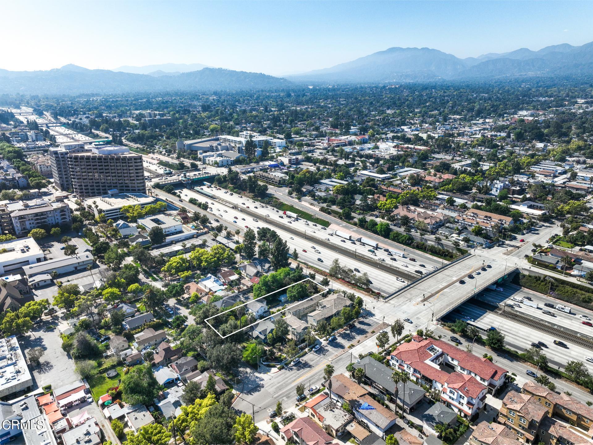 1055 Locust Street Pasadena, CA 91106 - Photo 12 of 14 an aerial view of multiple house