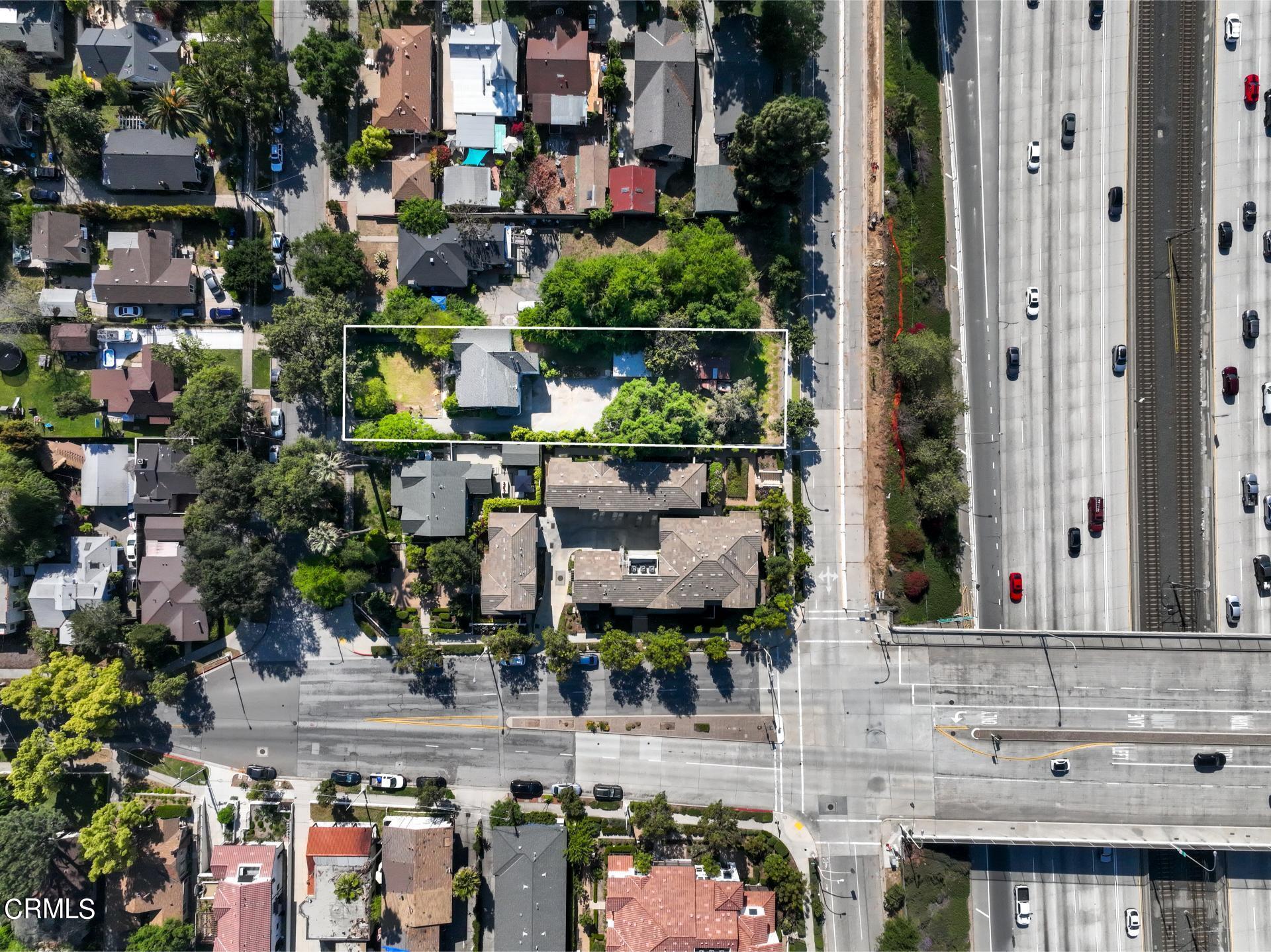 1055 Locust Street Pasadena, CA 91106 - Photo 13 of 14 an aerial view of multiple house