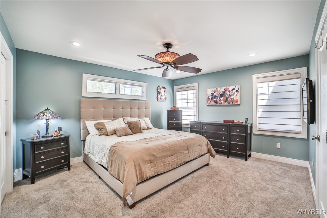 355 Okell Street Buffalo, NY 14220 - Photo 8 of 46 First Floor Primary Bedroom with 2 closets, one be