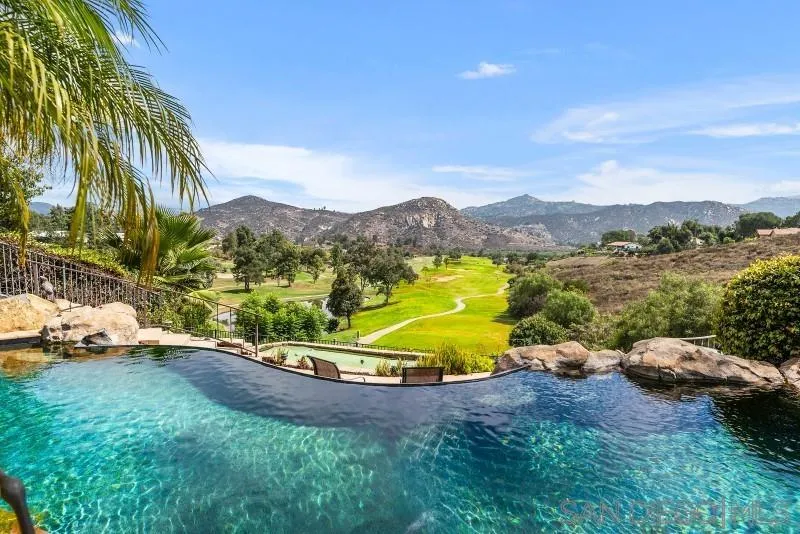 3674 Via Calabria Escondido, CA 92025 - Photo 41 of 49 a view of a lake with a mountain