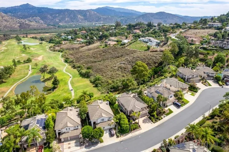 3674 Via Calabria Escondido, CA 92025 - Photo 49 of 49 an aerial view of residential houses and outdoor space