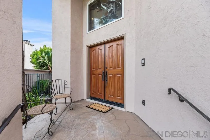 3674 Via Calabria Escondido, CA 92025 - Photo 5 of 49 a view of an entryway with wooden floor