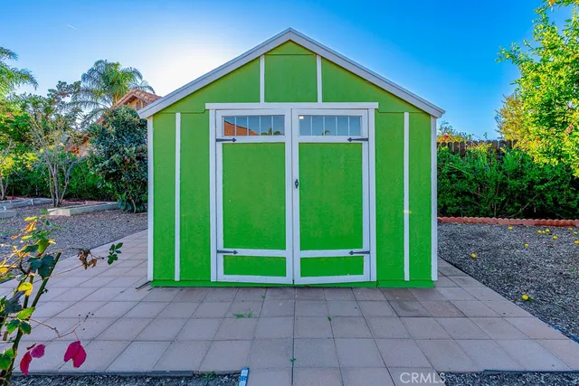 a front view of a house with entryway