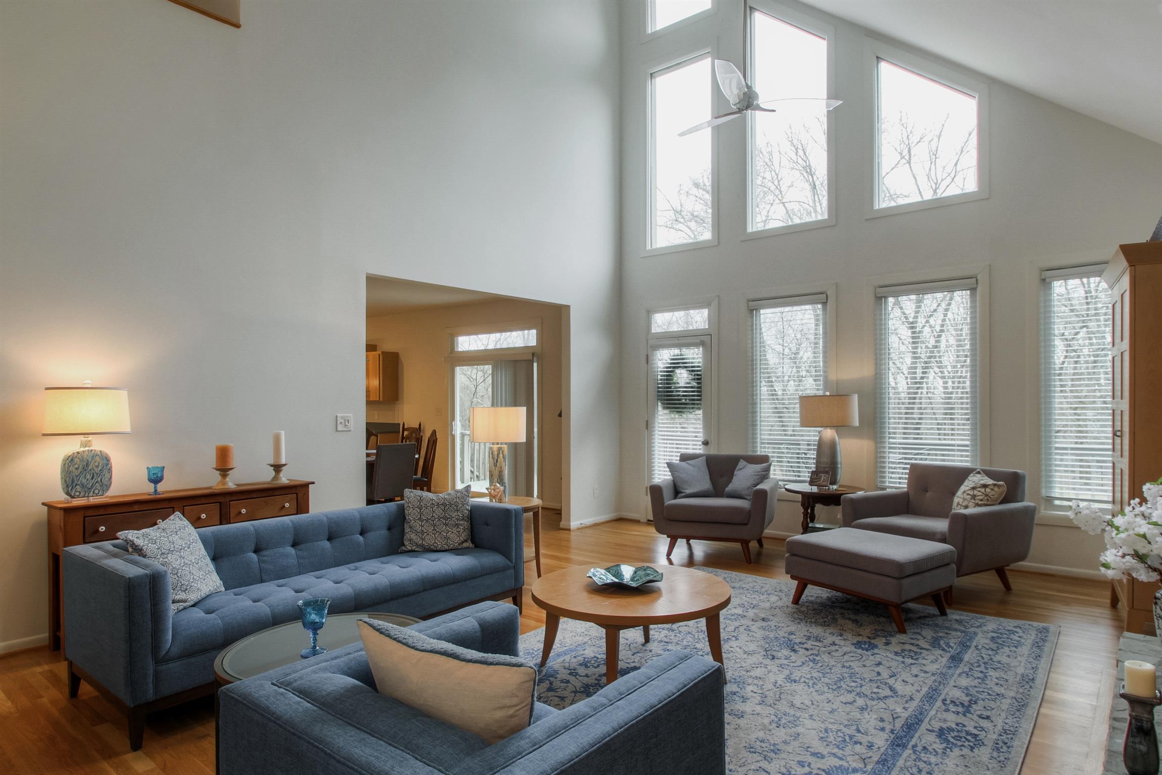 788 High Point Ridge Road Franklin, TN 37069 - Photo 14 of 30 a living room with furniture a rug and a large window