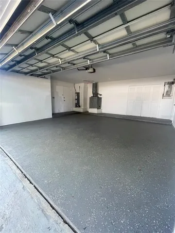 a view of a water heater room