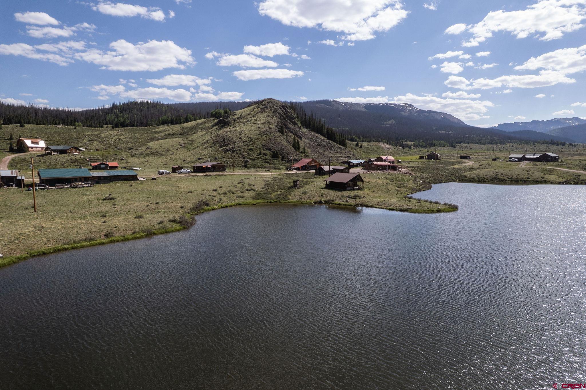 4650 Usfs Rd 516 Creede, CO 81130 - Photo 30 of 33 a view of a lake with a mountain