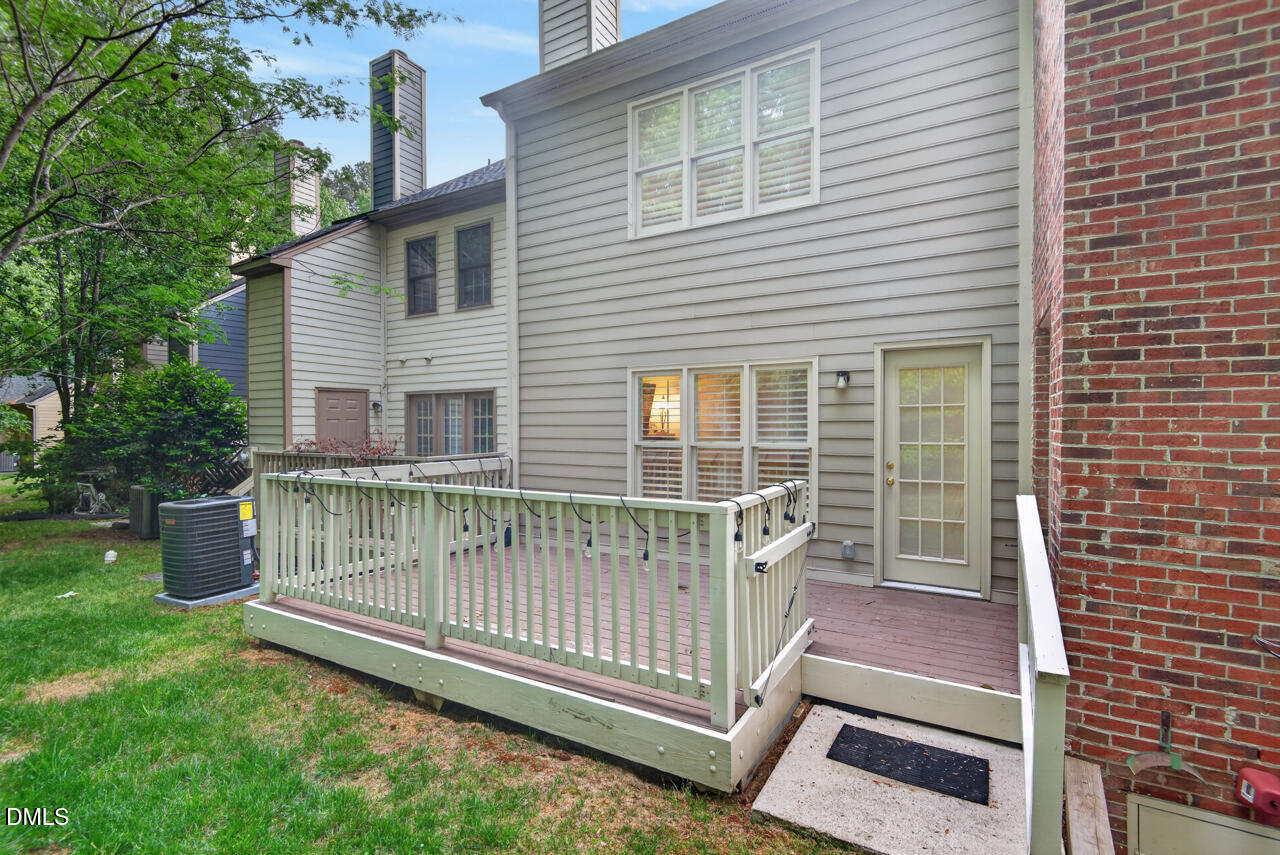 3307 Coachman's Way Durham, NC 27705 - Photo 44 of 50 a view of a deck with a wooden fence