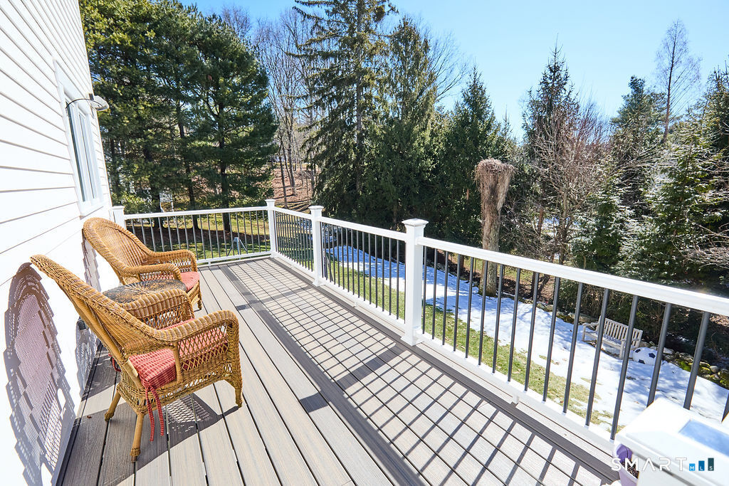 23 Harborview Road Westport, CT 06880 - Photo 29 of 35 a view of balcony with furniture and trees