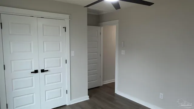 wooden floor in an empty room